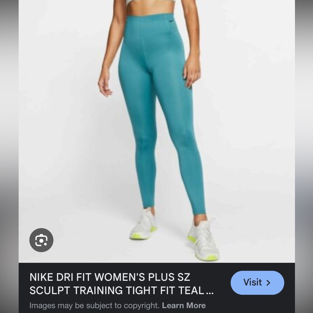 Women’s Plus Nike Black Leggings - Picture 15 of 15
